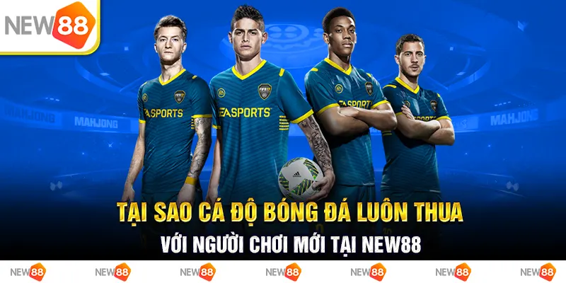 Tại sao cá độ bóng đá luôn thua với người chơi mới tại new88