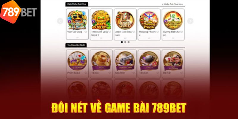 Các loại hình cá cược giải trí tại 789bet hot nhất 2024