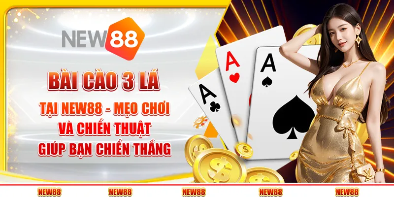 Bài cào 3 lá tại New88 - Mẹo chơi và chiến thuật giúp bạn chiến thắng