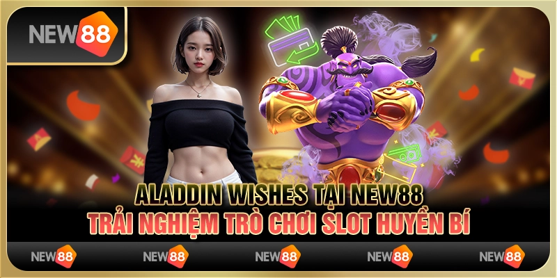 Aladdin Wishes tại New88 - Trải nghiệm trò chơi slot huyền bí