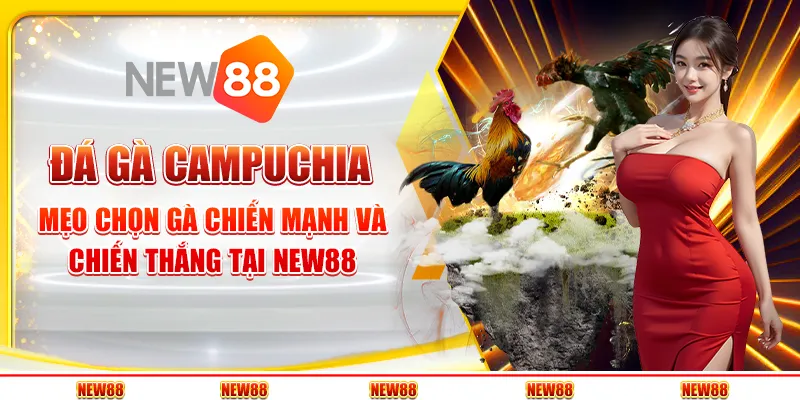 Đá gà Campuchia: Mẹo chọn gà chiến mạnh và chiến thắng tại New88