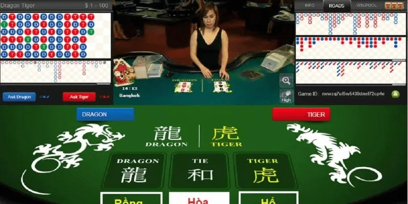 Một số loại cược trong Rồng Hổ