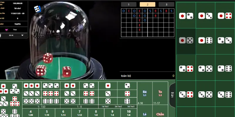 Kỹ thuật chơi Sic Bo nâng cao tăng tỷ lệ thắng cho anh em