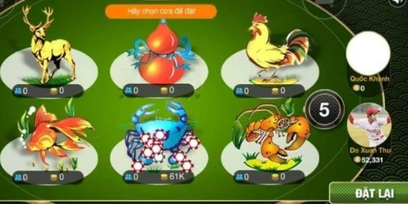 Hướng dẫn chi tiết cách tham gia Bầu cua