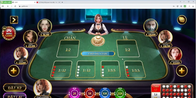 Sử dụng chiến thuật cược linh hoạt