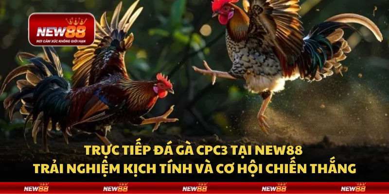 Trực tiếp đá gà CPC3 tại New88 – Trải nghiệm kịch tính và cơ hội chiến thắng