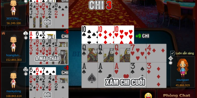 Một số mẹo chơi Mậu Binh online từ cao thủ